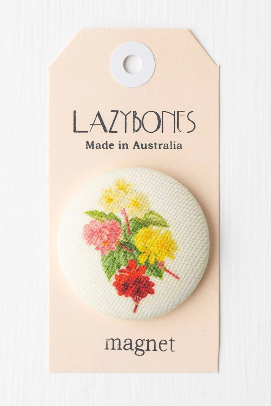 Lazybones Women's Floral Bouquet Fridge Magnet - Decorative Gift for Kitchen