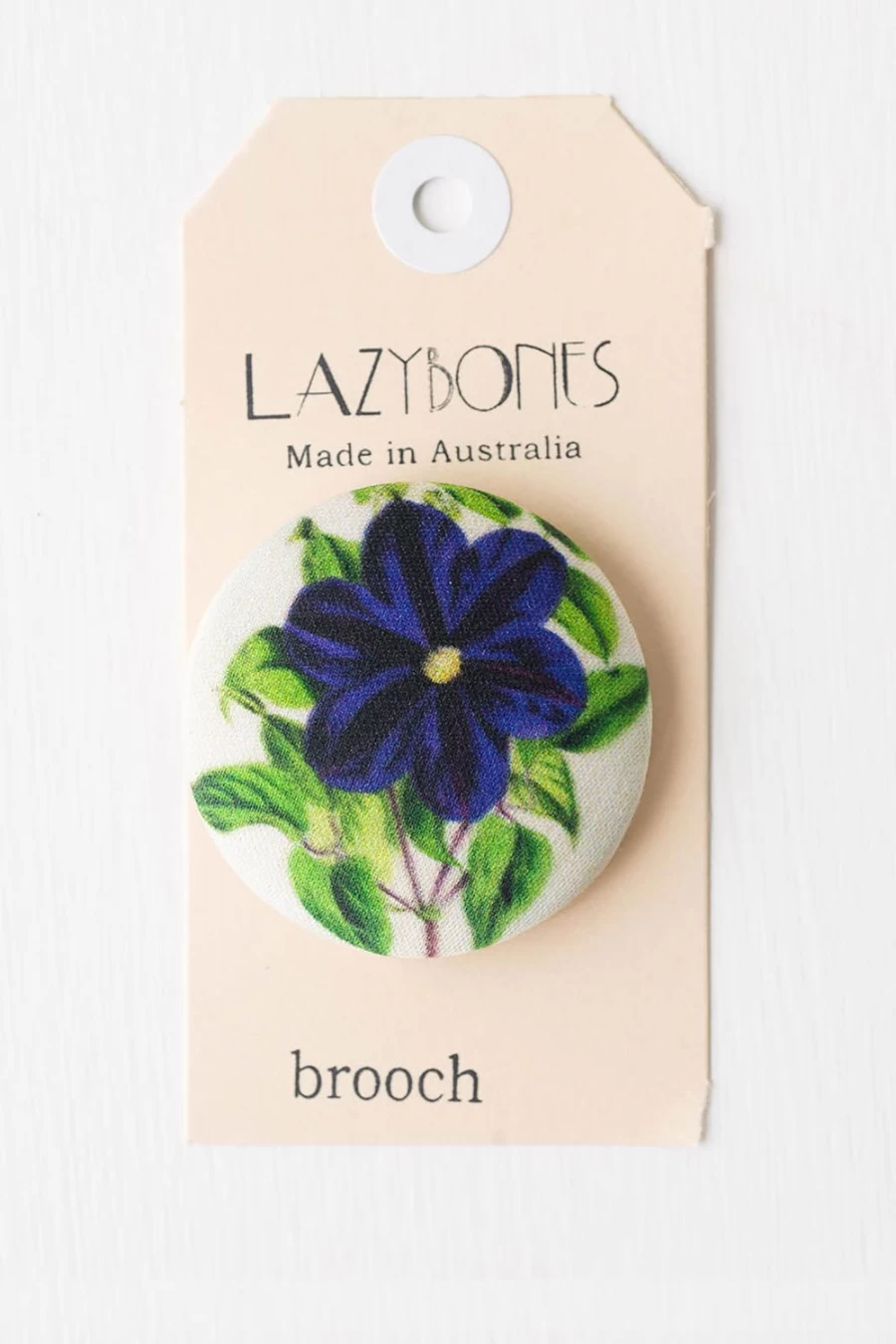 Lazybones Women's Morning Glory Flower Brooch - Elegant Floral Pin for Dresses and Jackets